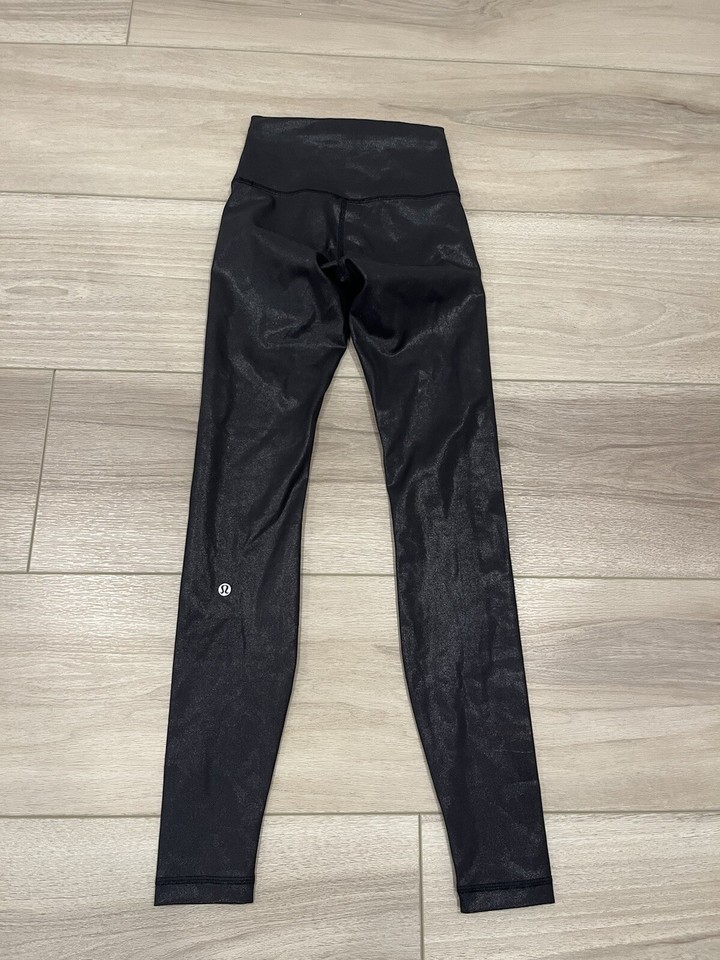 Lululemon Wunder Train HR Tight 28&quot; Foil Special Edition Women&#39;s Size 2 ... - $69.29