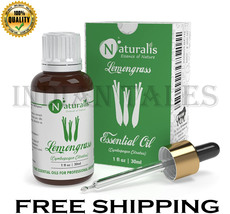 Naturalis Essence Of Nature Lemongrass Essential Oil 100% Undiluted 30ml - £18.33 GBP
