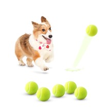 MEKAPLE 6 Pack Mini Tennis Balls for Pet Playing Fecth, 2 inch Dog Training Tenn - £18.83 GBP