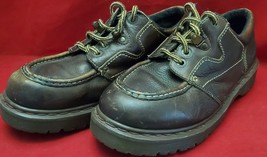 Vintage Dr. Martens 8457 Brown Leather Shoes England Made Men Sz 10 - £47.09 GBP