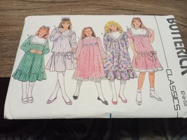 Vtg 1986 Butterick Pattern 4061 Girls dress, classics Sz 7-8-10 Uncut - $7.27