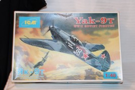 1/48 Scale ICM, Yak-9T Airplane Model Kit #48012 BN Open Box - $45.00