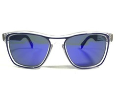 Sting Sonnenbrille SS6501 COL.P57V Blau Transparent Gold Quadrat Rahmen ... - £36.98 GBP