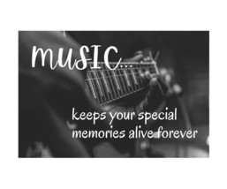 Inspirational Franklin Music Quote Wall Art Print for Musicians and Music Lovers - £3.20 GBP