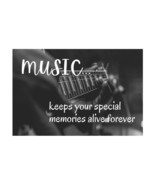Inspirational Franklin Music Quote Wall Art Print for Musicians and Musi... - £3.14 GBP
