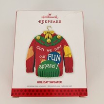 Hallmark Keepsake Holiday Sweater Christmas Ornament Don We Now Our Fun Apparel! - £7.99 GBP