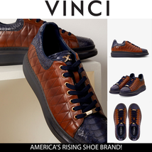 The Adler Snake Skin Tan & Navy Men Sneaker image 7
