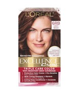 L&#39;Oreal Excellence Creme Triple Protection Hair Color #6RB Light Reddish... - $306.51 MXN