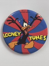 Daffy Duck Vintage 1990’s Kids! Looney Tunes Safety Pin Back Button WB  - $150.53 MXN