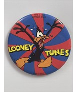 Daffy Duck Vintage 1990’s Kids! Looney Tunes Safety Pin Back Button WB  - $150.53 MXN