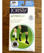 Jobst Active Wear Medical Compression Knee High Socks 15-20mmHg Cool Black Large - $25.00