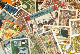 1920&#39;s Germany Notgeld Money 25pc People - Krakow, Neuhaus, Rathenow - £79.11 GBP