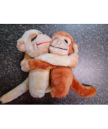 Vintage Jerry Hugging Monkies Plush Stuffed Animal 8&quot; - $33.82 CAD