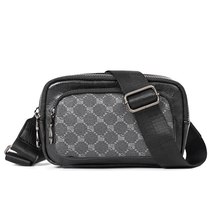New Men&#39;s Mini Crossbody Bag Detachable Shoulder Strap Male Wrist Clutch Bag Bra - £37.72 GBP