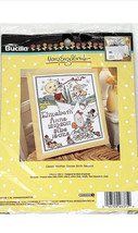 Mary Engelbreit Bucilla Cross Stitch Kit Classic Mother Goose Birth Record NIP - $19.79