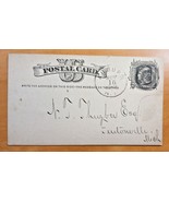 1877 Business Receipt Antique Postal Card Payment of 36 dollars in 1800s - €8,47 EUR