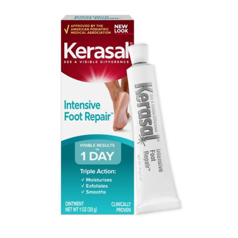 (2 Pack) Kerasal Intensive Foot Repair, Skin Healing Ointment for Cracke... - $17.81