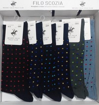6 Socks Short Men&#39;s Beverly Hills Polo Club Lisle Thread Socks Cotton - $20.66