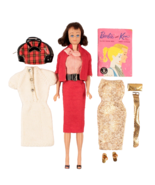 Midge 1958 62 Rooted Brunette Flip Freckles with 3 Original Outfits - £53.13 GBP