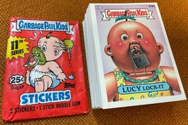 1987 Topps Garbage Pail Kids Original 11th Series 11 GPK 88-Card Set w/ERRORS - £173.41 GBP