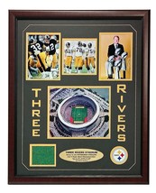 Steelers Three Rivers Stadium Authentic Game Used Turf Frame COA Pittsburgh - £305.33 GBP