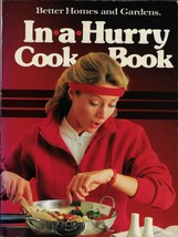 Vintage In a Hurry Cook Book Softcover Better Homes and Gardens Fast Recipes 1st - £3.03 GBP