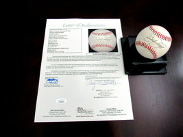 Kirby Puckett Wsc Minnesota Twins Hof Signed Auto Vintage Oal Baseball Jsa Loa - £388.43 GBP