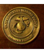 USMC Iwo Jima Air University Marines Semper Fidelis Challenge Coin - $60.00