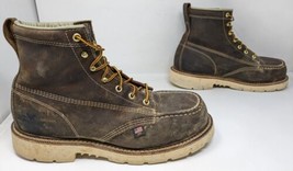 Thorogood Heritage 6″ Crazy Horse Leather Work Boots Steel Toe 804-4375 ... - $98.99