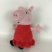 Peppa Pig Whistle n&#39; Oink Plush Pink Cheeks Glow 10&quot; Plush Stuffed Toy J... - £23.35 GBP