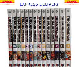 Trigun Maximum Manga Comic English Version Full Set Volume 1-14 Ysuhiro Nightow - £137.45 GBP