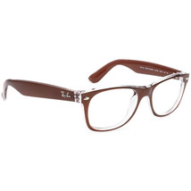 Ray-Ban Sunglasses Frame Only RB2132 New Wayfarer 6145/85 Brown/Clear Italy 52mm - £90.95 GBP