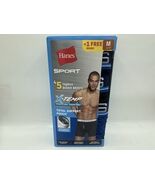 Hanes Sport Boxer Briefs Underwear Medium Total Support Pouch 5-Pack Tag... - $28.97
