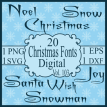 Christmas Fonts Vol. 103 - £0.98 GBP