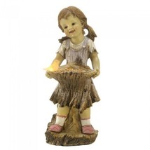 Cute Gifts For Gardeners Lawn Ornaments Decor Little Girl Solar Powered Lights - £31.13 GBP