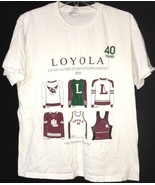 Loyola Ed Meagher Sports Tournament 2010 Mens White T Shirt Size Large - $6.99