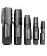 DRILL AMERICA Carbon Steel NPT Pipe Tap Set In Carry Pouch 1/8&quot; - 3/4&quot; (... - $90.46 CAD