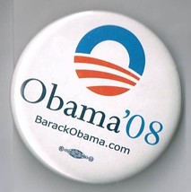 Barack Obama Joe Biden 2008 Campaign 2&quot; pin back button Pinback - £7.64 GBP