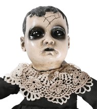 Gothic Creepy Haunted Talking Precious Baby Doll w/ Sound Horror Prop Decoration - £34.13 GBP