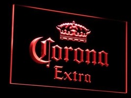 Corona Extra Beer Bar Pub cafe LED Neon Sign Light Luminous Display Glowing - £20.53 GBP+