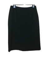 Ralph Lauren Pencil Skirt Sz 10P Petite Black Rayon Blend Lined Career W... - £25.91 GBP