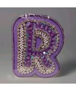 Stoney Clover Lane Acai Purple Embellished Letter "R" Patch - $14.85