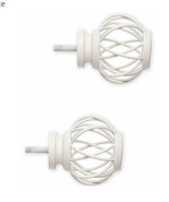 Cambria Weathered Finals Birdcage To Use W/Drapery Rods/Holdbacks - $739.06 MXN