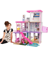 Dreamhouse Dollhouse with 75+ Accessories and Wheelchair Accessible Elev... - $445.62 CAD
