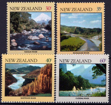 ZAYIX New Zealand 730-733 MNH Shotover Kaiauai Cleddau Rivers 092022S32 - £1.51 GBP