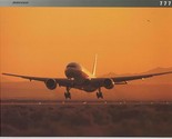 Boeing 777 Principal Characteristics &amp; More Effective &amp; Efficient Flight... - $27.72