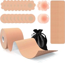 Boob Tape,Boobytape For Breast Lift,29 Pcs Bob Tape For Large Breast A-J Cup - £13.25 GBP