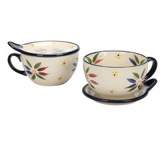 Temp-tations Old World Set of (2) Mug-a-Bowls with Lid-its in Confetti - $989.99