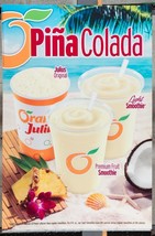 Dairy Queen Promotional Poster Pina Colada Smoothies dq2 - $74.44