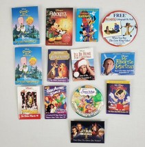 (13) Disney Movie Promotional Pins Buttons Pinbacks Promo Video Store Walmart - £19.60 GBP
